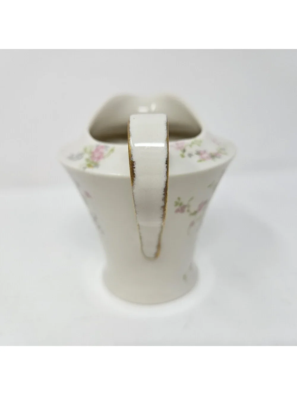 Theodore Haviland NY Pink Spray Creamer and Sugar Bowl Vintage 1937-1956 America